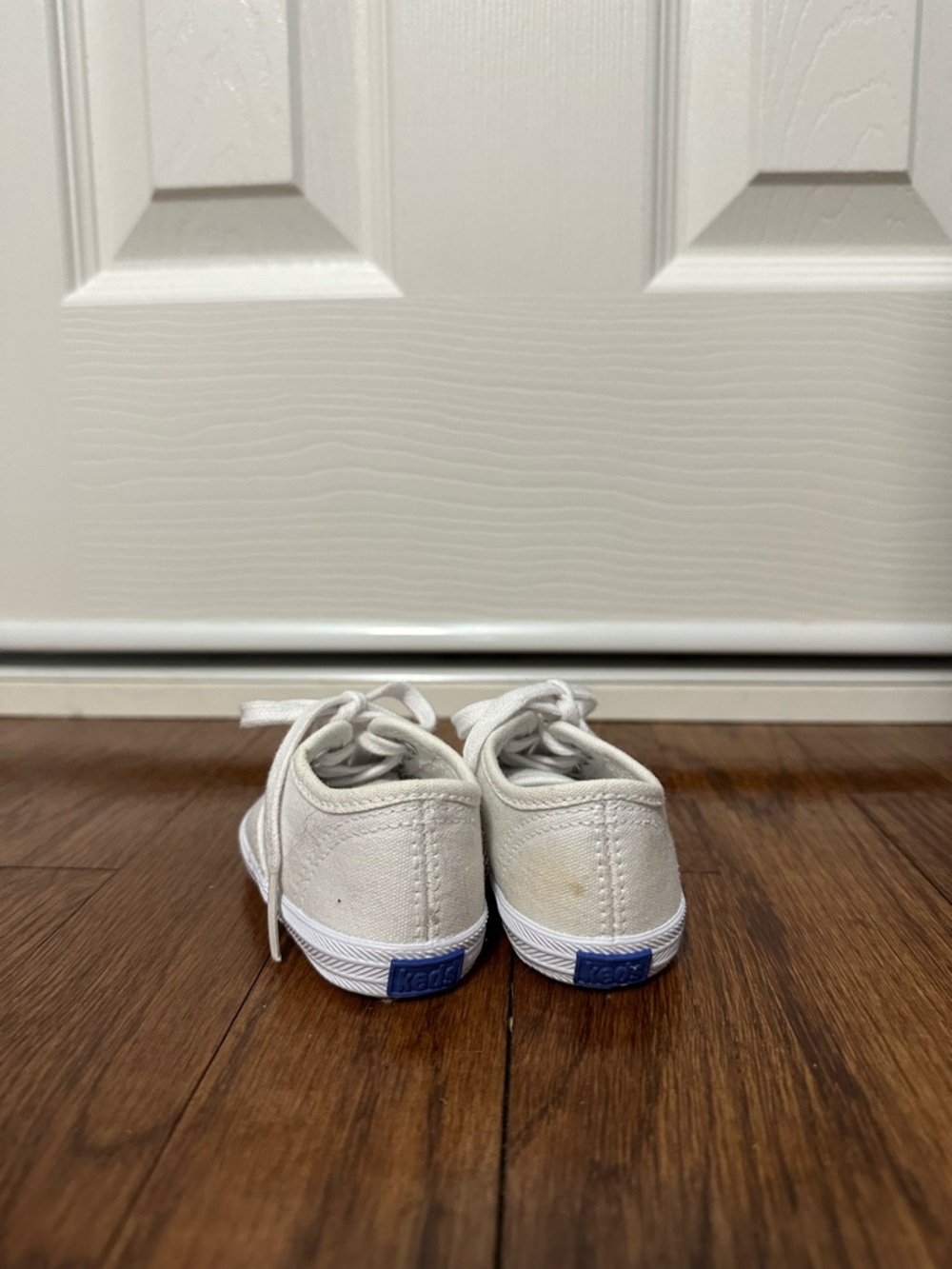 Keds Kids White Canvas Lace-Up Sneakers - Picture 2 of 5